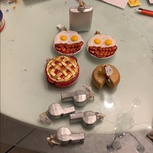 Neiman’s Marcus glass Christmas ornaments